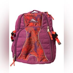 High Sierra Tech Spot Backpack – Purple & Orange